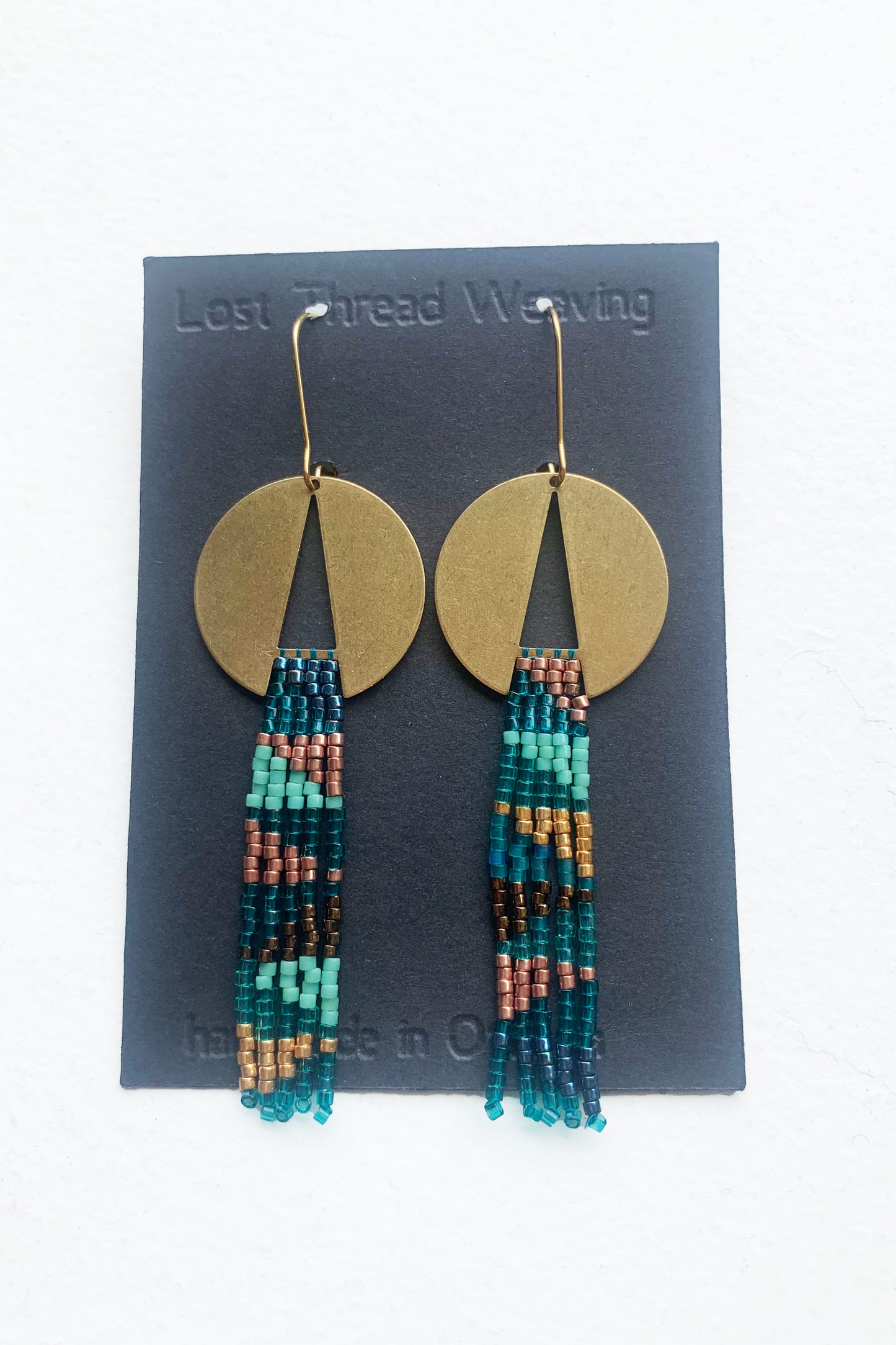 Cleopatra Earrings - Disco green - MADE TO ORDER