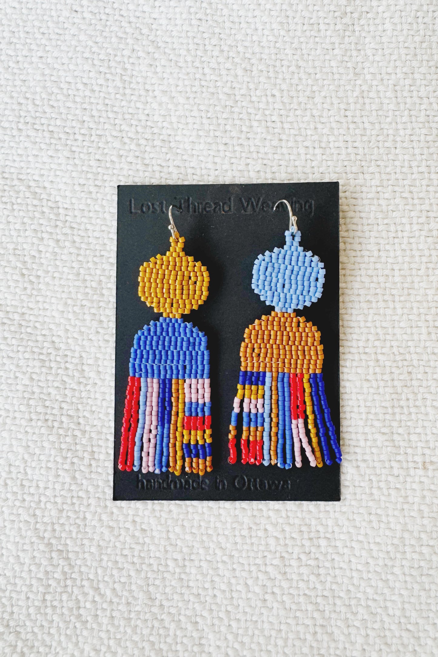 Colour Pop Beaded Shape Earrings