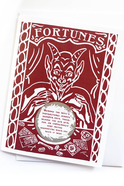 Fortune Telling Card - Devil Speaks