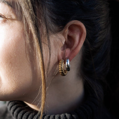 Hoops: Ribbed Hoops