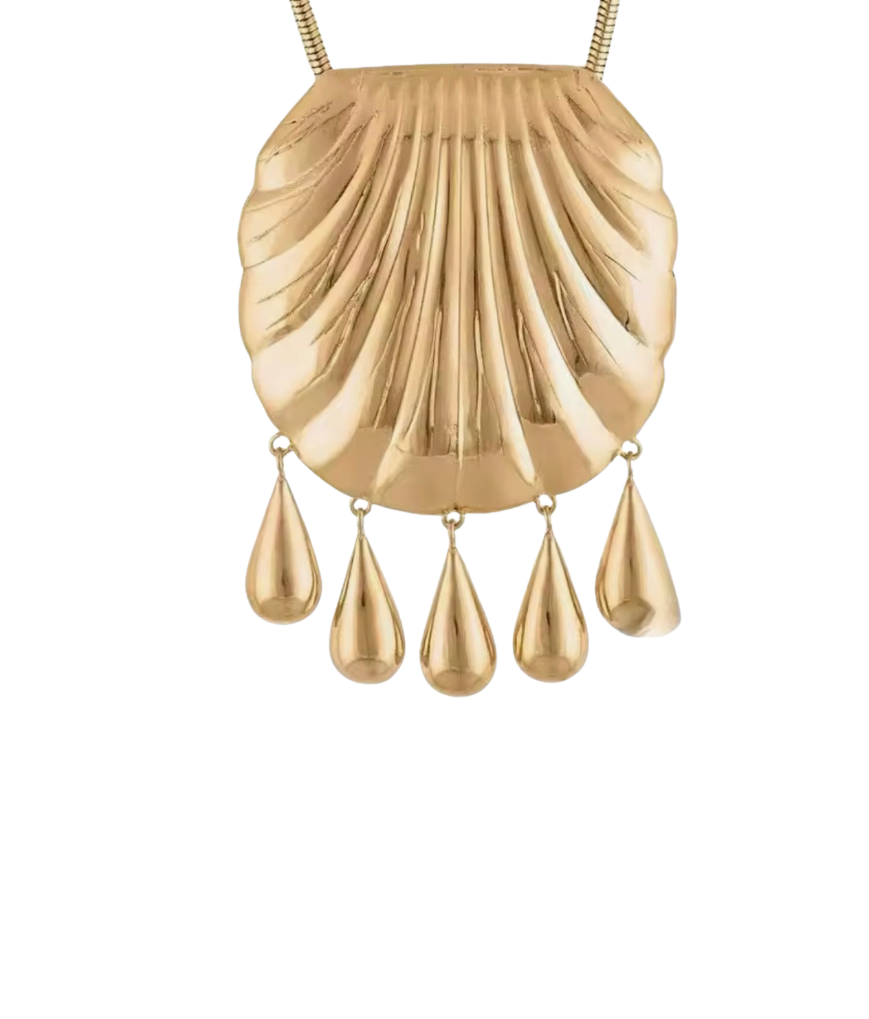 Shell Statement Fringe Pendant | Waterproof
