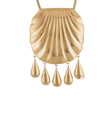 Shell Statement Fringe Pendant | Waterproof