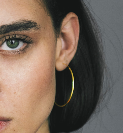 Oversized Hoop Earrings | 14K PVD Waterproof