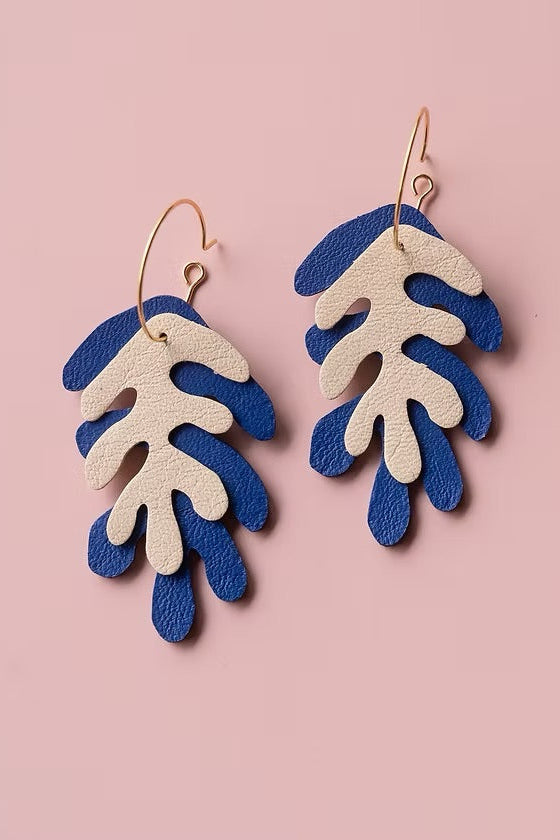 Wakame Hoop Earrings