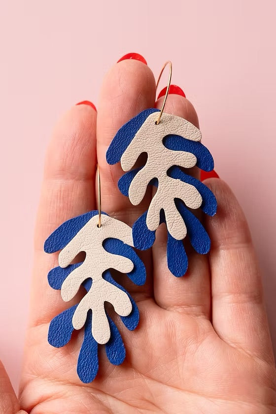 Wakame Hoop Earrings