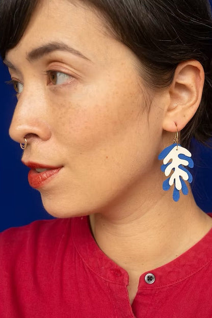 Wakame Hoop Earrings