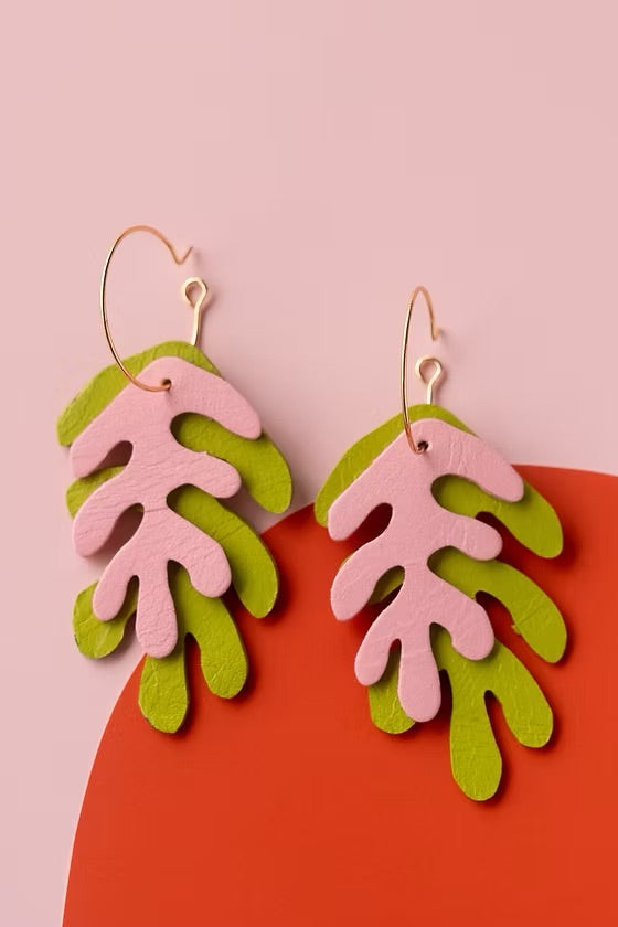 Wakame Hoop Earrings
