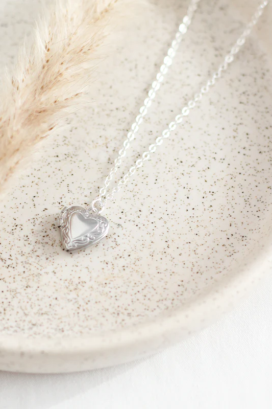 Mini Heart Locket Necklace