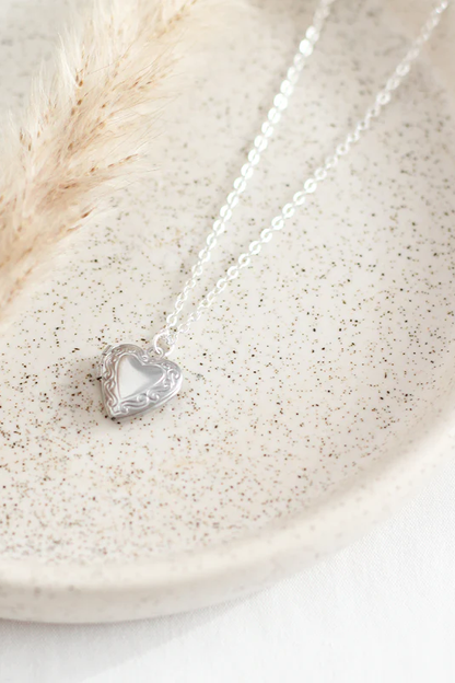 Mini Heart Locket Necklace