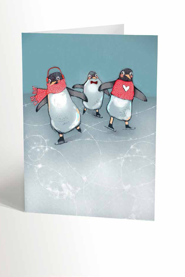 Ice Skating Penguins