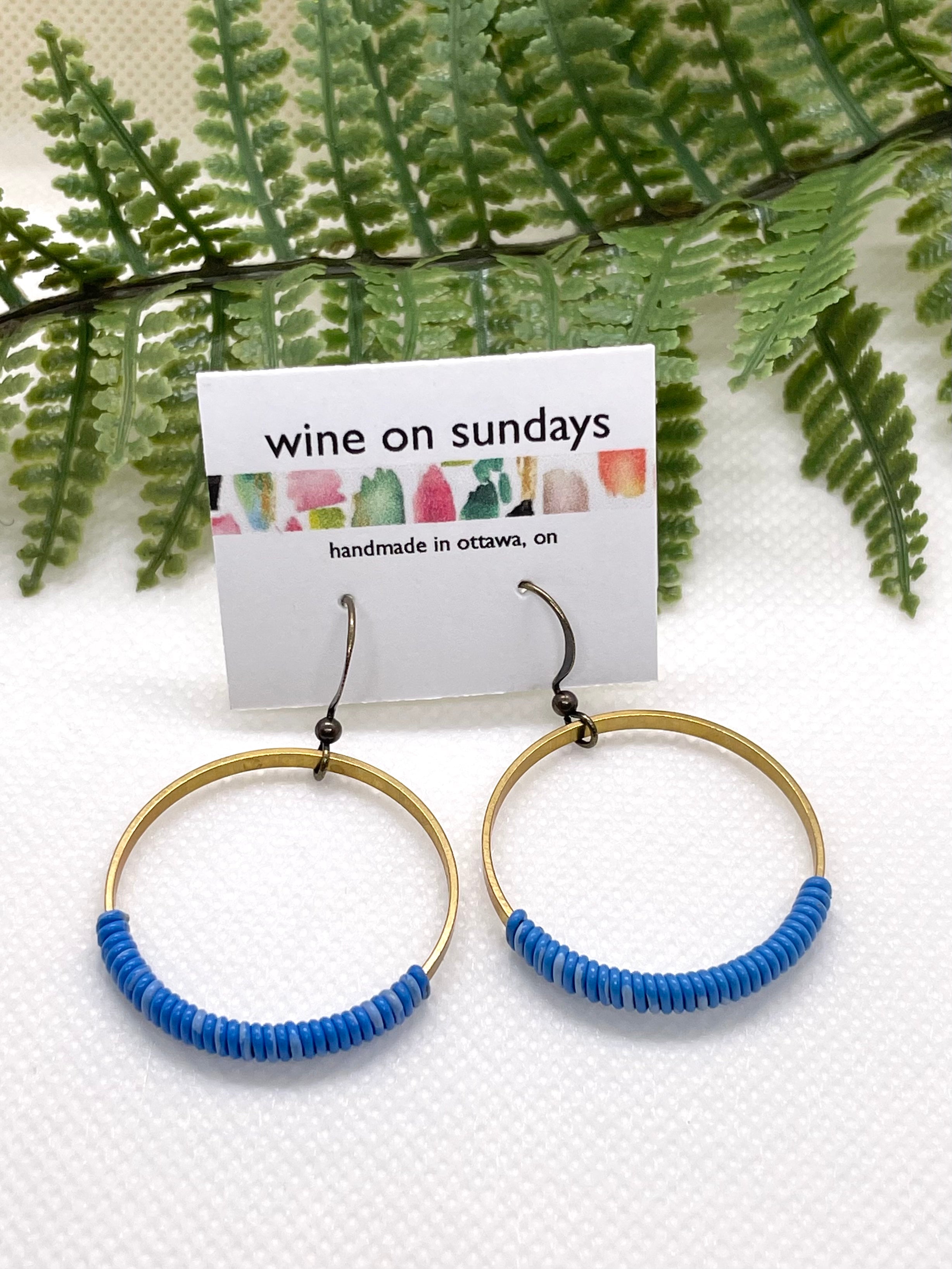 Valerie Wire Wrapped Hoops