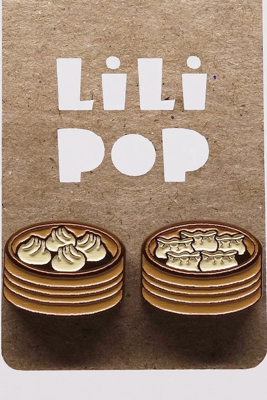 Dumpling Earrings by Lilipop 