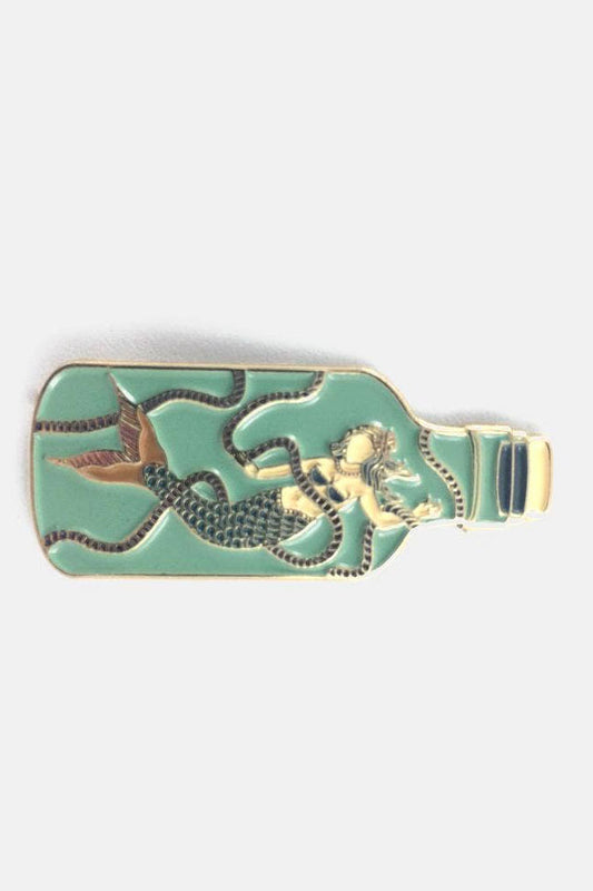 Mermaid in Bottle Pin
