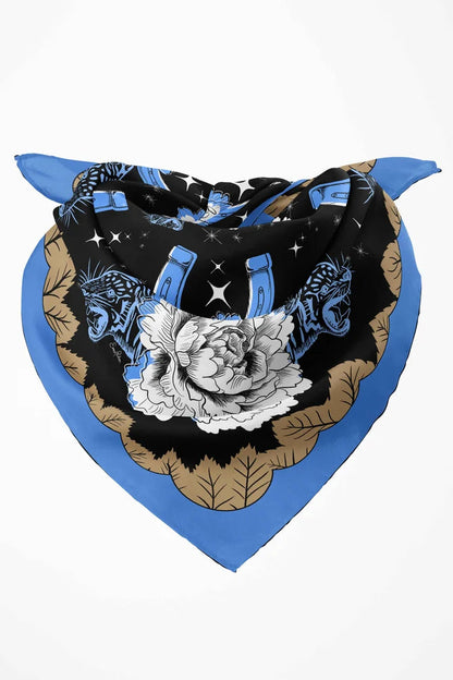 Midnight Ride Silk Scarf