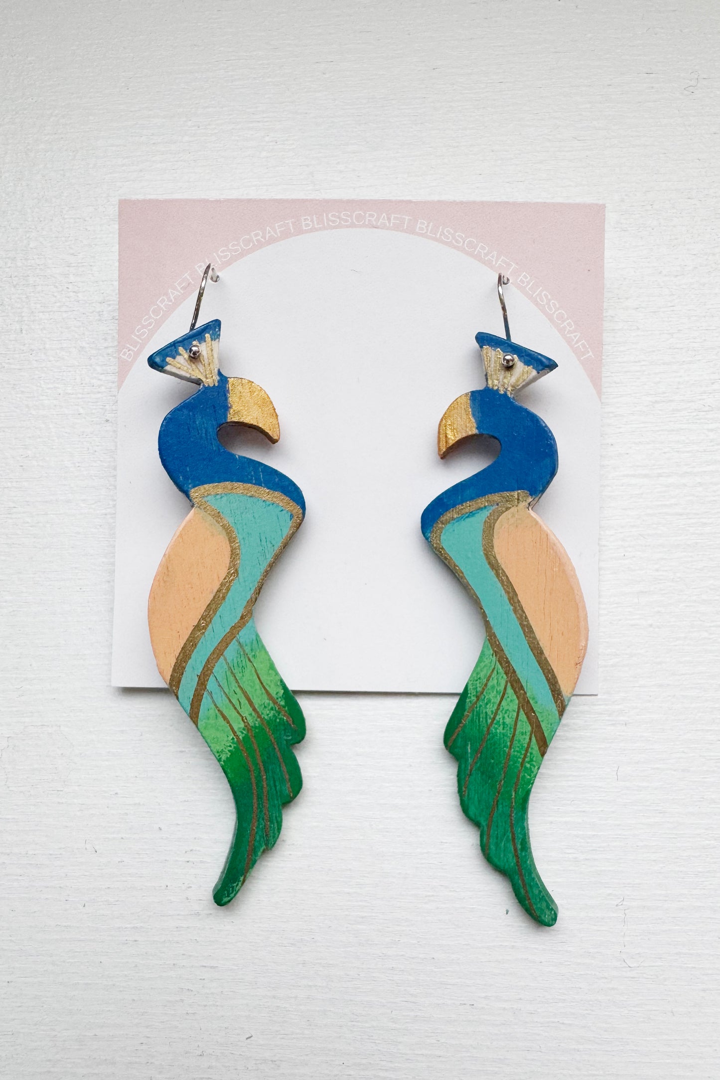 Peacock Earrings