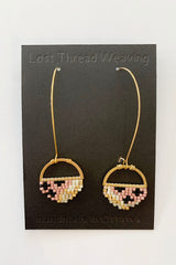 Sally - Abstract round earrings