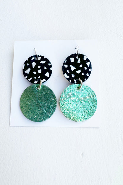 Leather Statement Earrings