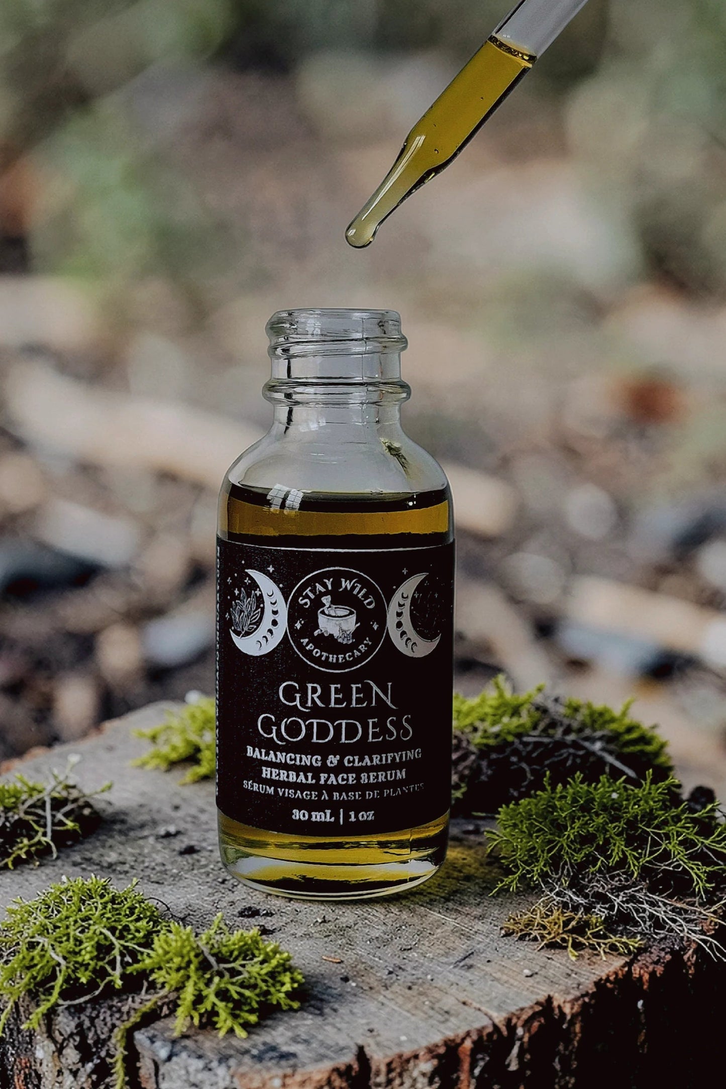 Green Goddess Herbal Face Serum