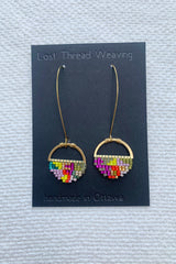 Sally - Abstract round earrings