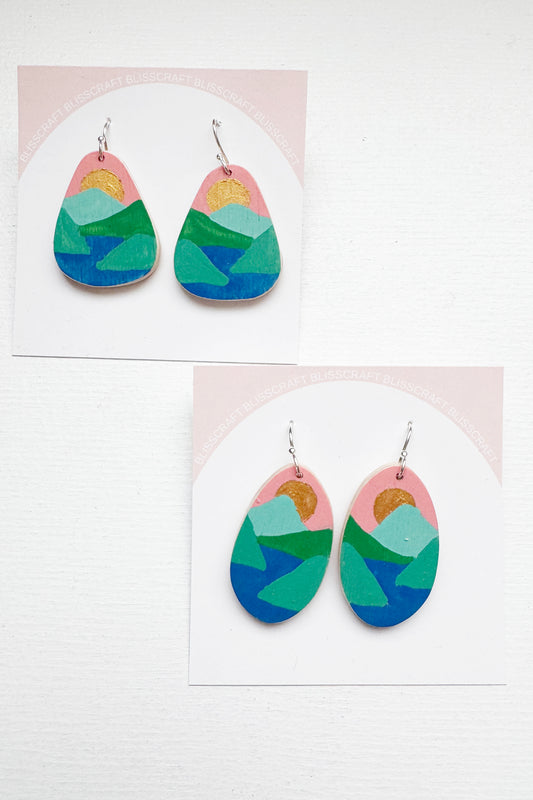 Vista Gold Sun Earrings