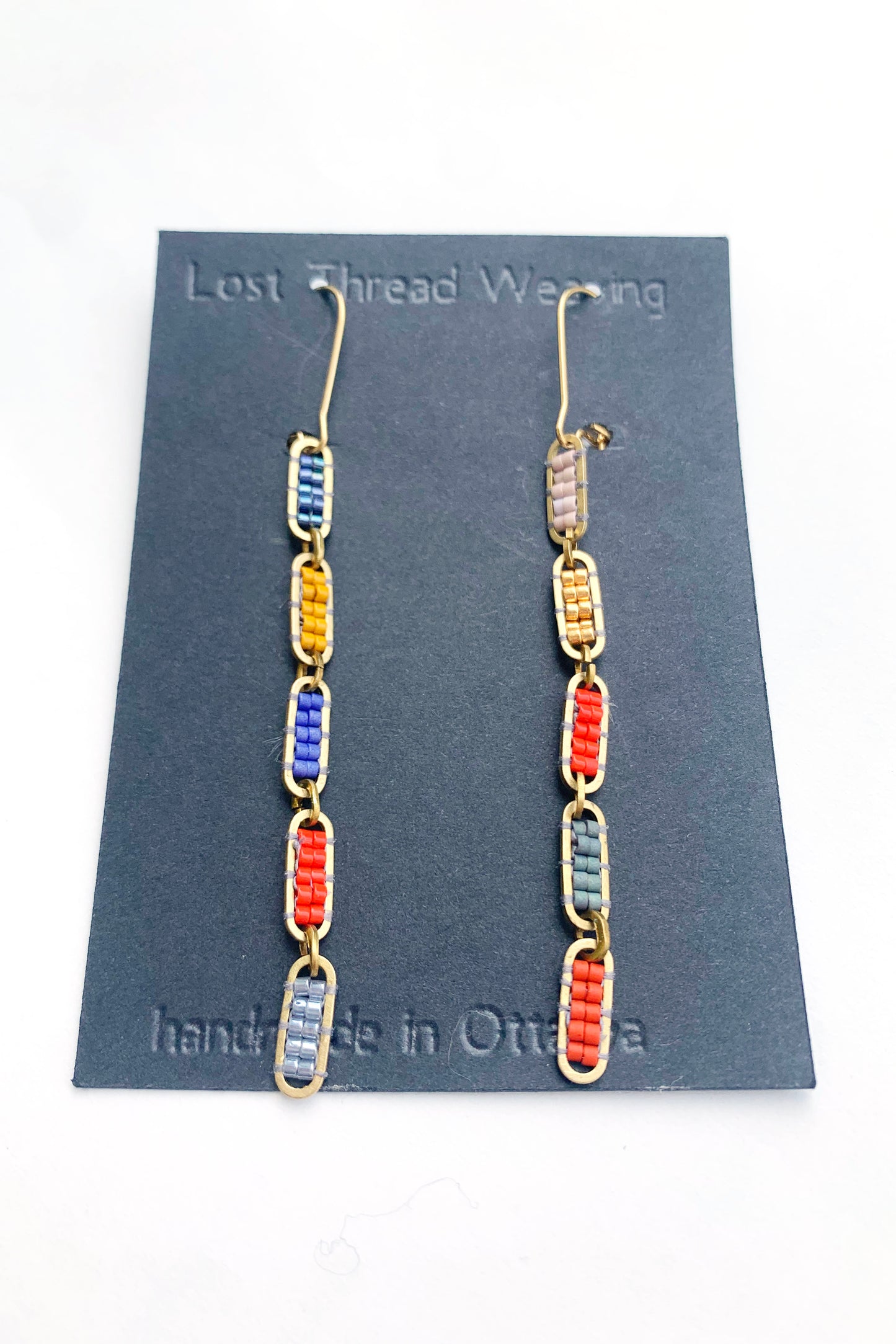 Super Mini Freya Long Chain Dangle Earrings