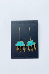 Stormy Lightning Cloud Earrings