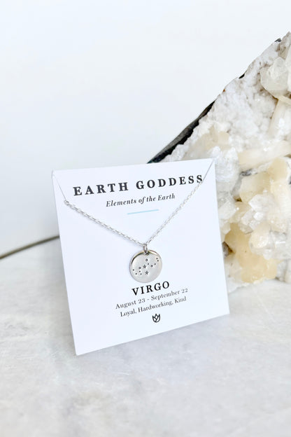 Sterling Silver Astria Zodiac Necklace