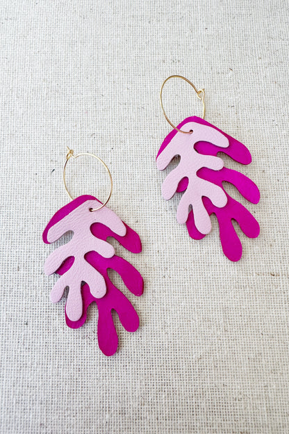 Wakame Hoop Earrings