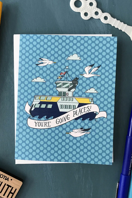 Ferry Greeting Card