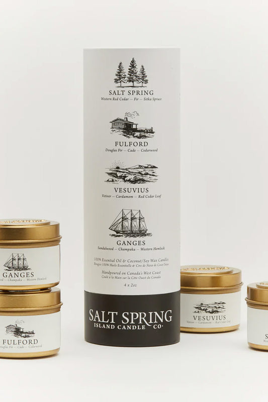 Salt Spring 4-Candle Gift Set