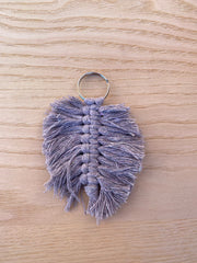 Leaf Macrame Key Chains
