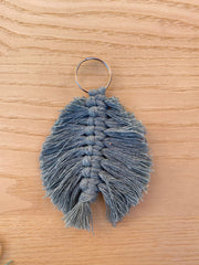 Leaf Macrame Key Chains