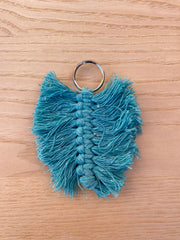 Leaf Macrame Key Chains