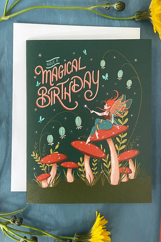 Botanical Birthday Card