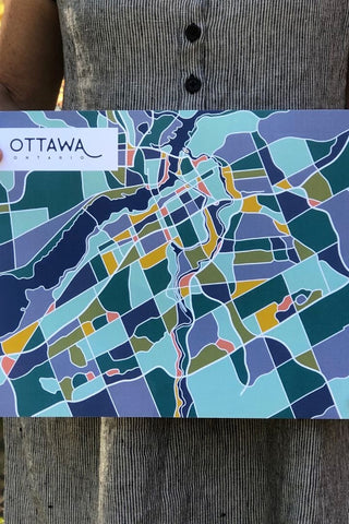 Ottawa - Colour Block Map