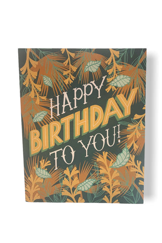 Wildflower Birthday Greeting Card