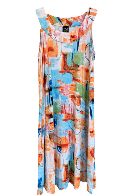 Printed Tank Dress