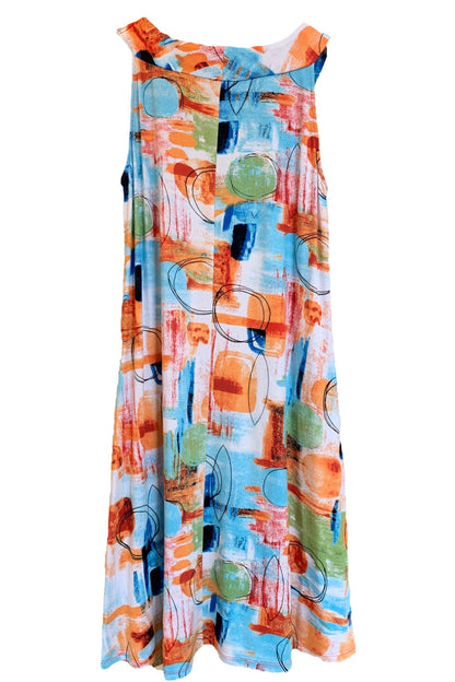 Printed Tank Dress