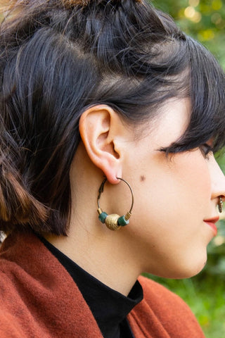 Clara Crescent Chandelier Earrings
