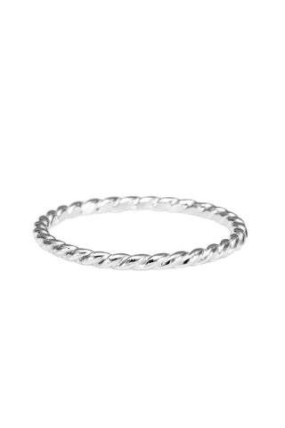 Twisted Stacking Ring • Sterling Silver 2021
