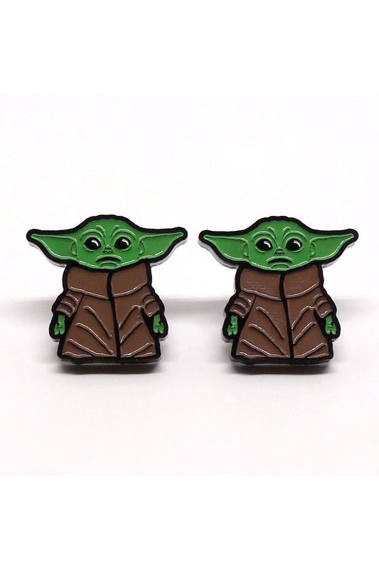 Lili0884 Baby Yoda Stud Earrings