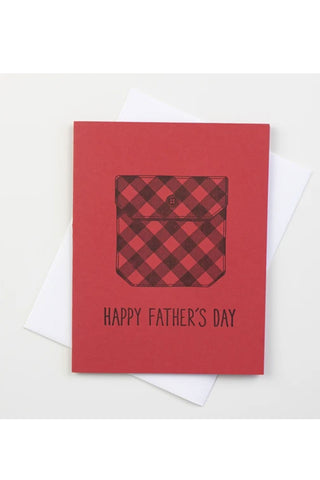 Happy Father's Day Buffalo Plaid Inkwell Originals Card