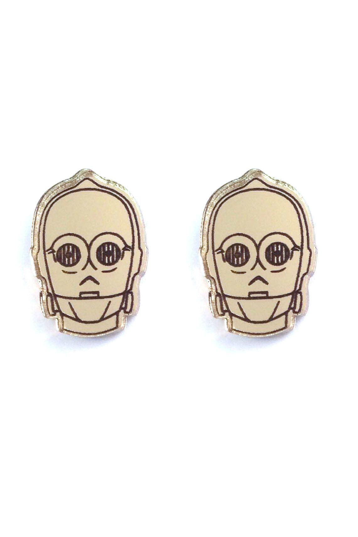 Lili0410 Star Wars C3PO Earrings