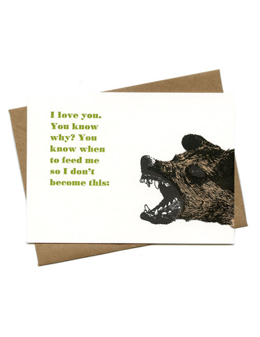 Hangry Kiss the Paper Card