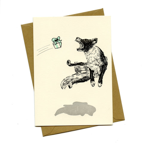 Hoppy Birthday Kiss the Paper Card