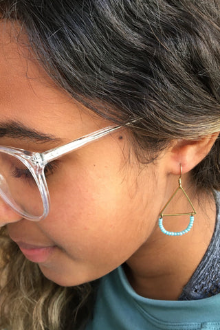 Olivia Triangle Earrings
