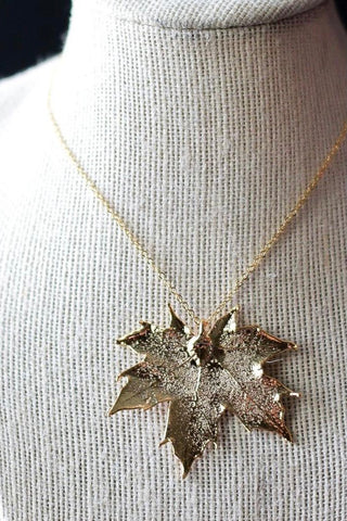Heirloom Maple Leaf Necklace