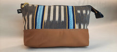 La Trousse - Leather and Fabric Pouch