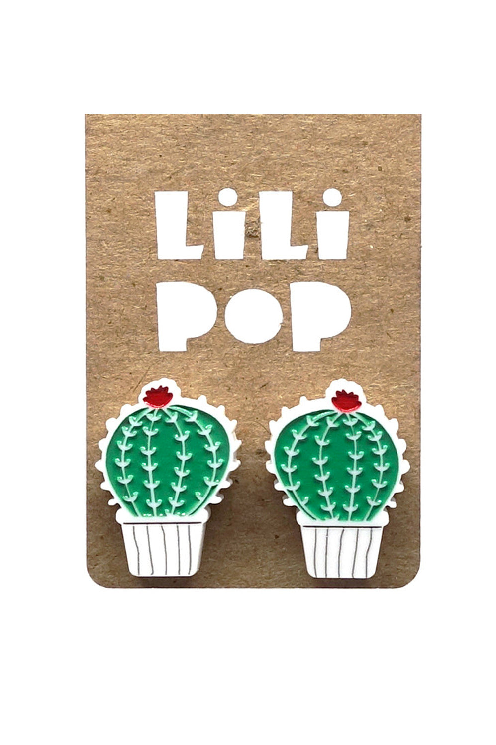 Lili0477 Cactus Stud Earrings