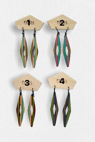 Rhombus Dangle Earrings